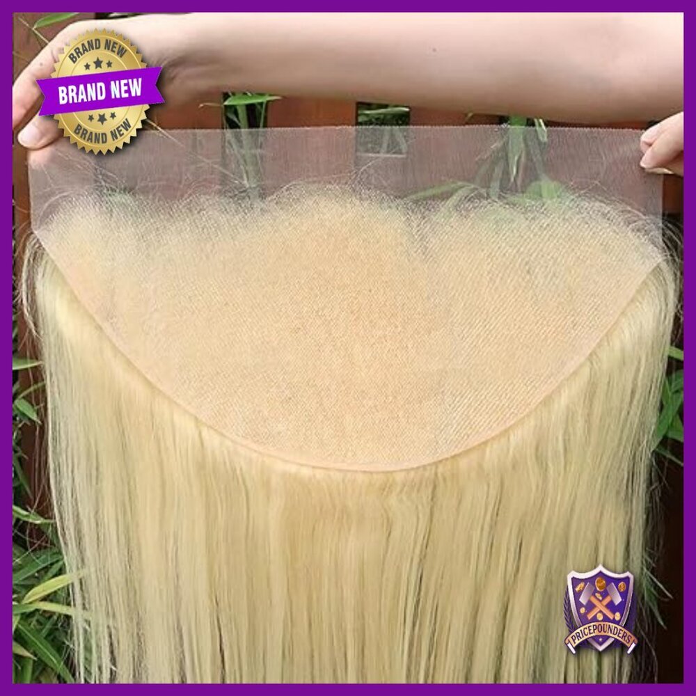 13x6 HD Lace Frontal Closure 14 Inch Brazilian Virgin Remy Human Hair